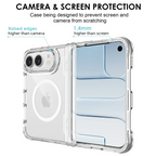 High Clear Magnetic Phone Case For iPhone Duo IPhone Duo 18 Ultra For Magsafe Wireless Charging Folding Bumper Hinge Cover