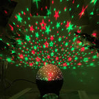 LED Night Light Starry Sky Galaxy Moon Projector Light Auto Color Changing USB 5V RGB Ambient Light for Kids Room Birthday Party