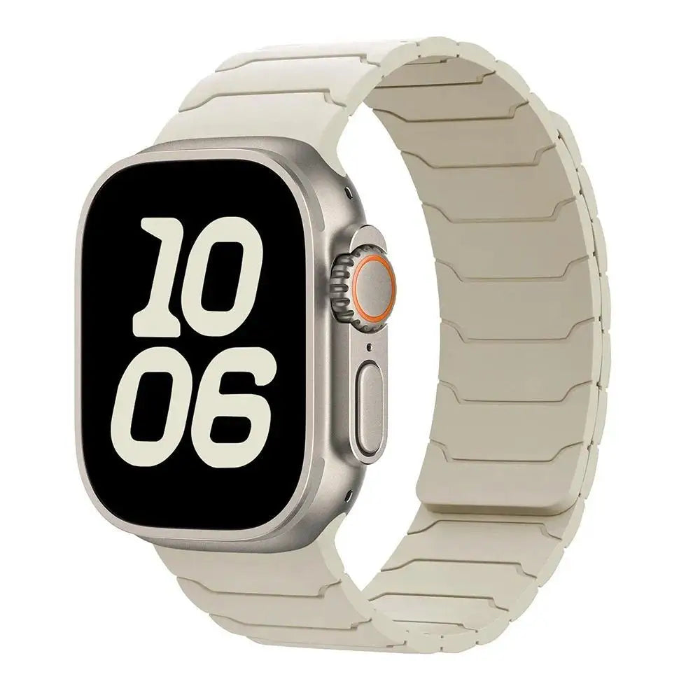 Magnetic Strap Silicone Bracelet For Apple Watch ultra 3 2 49mm 45mm 44mm 40mm 42mm 46mm 41mm 38mm IWatch Series 11 10 SE 9 8 7
