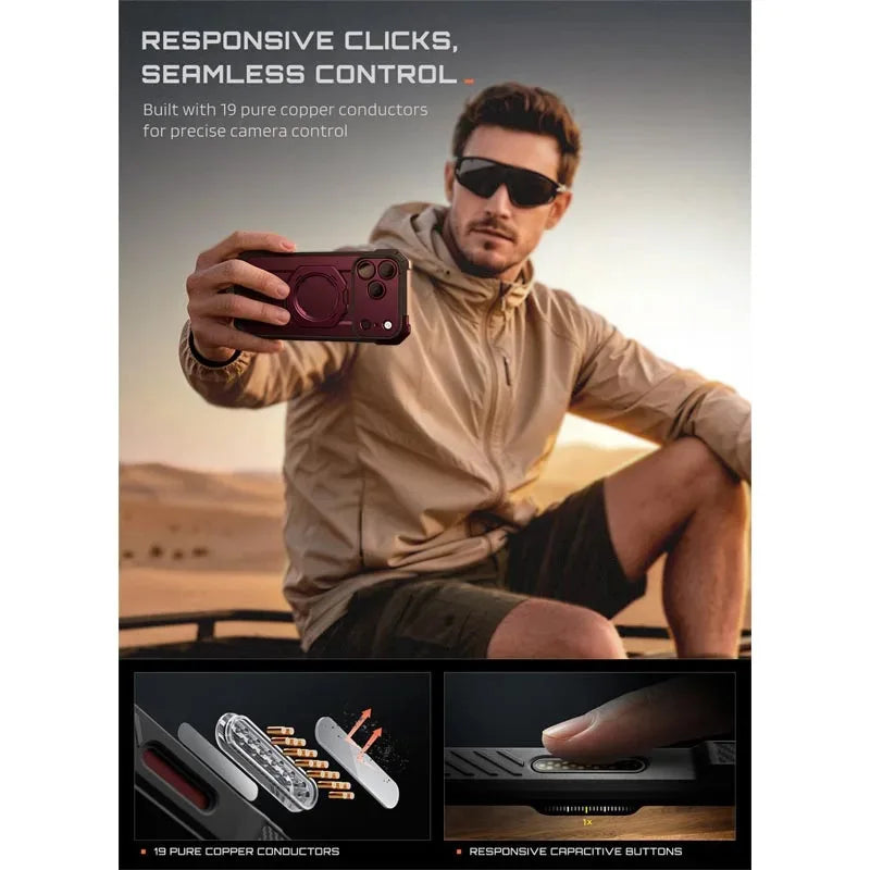 UB Grip For iPhone 18 Pro Max /For iPhone 17 Pro Max Case SUPCASE Compatible with MagSafe Heavy Duty Rugged Magnetic Phone Case