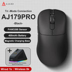 AJAZZ AJ179 Lightweight Wired And Wireless Mouse Ergonomic Macro Gaming Mouse Suitable For Personal Computers And Laptops