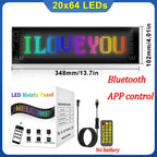 Multifunctional Bright Devil Eyes LED Light for Car Windshield Flexible Programmable Scrolling LED Display Bluetooth APP Control