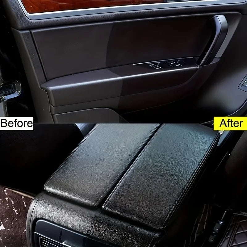 Car Tire Restorer Wax Back to Black Gloss Long-Lasting Coating Plastic Renovator Polish Cleaning Tire Gloss Enhancer Kit
