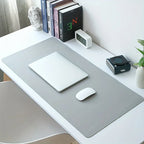 PU Leather Mouse Pads Desk Mat for Office Solid Color Gaming Waterproof Non-slip Computer Pad Keyboard Pads