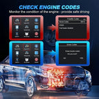 V519 Professional Obd2 Scanner - Usb-Powered Car Diagnostic Tool with Real-Time Data Stream, Full-Featured Obd Ii Testing (I/M Ready, Bod2/Eobd), Clears Engine Fault Lights, Reads/Erases Codes for Most Vehicles, Car Maintenan