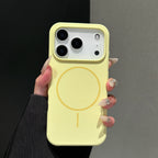 Matte Soft Liquid Silicone Phone Case For iPhone 15 16 17 18 14 13 12 Pro Max Magsafe Wireless Charging Cover For Apple 18 Pro