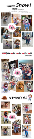 Halloween Pet Cosplay Costume Dog Dress for Small & Medium Dogs – Fun & Stylish Outfit Dogs Cats Pet Playing with Funny Clothes
