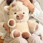 Soft Calf Pig Stuffed Animal Plush Toy Cute Animated Stuffed Animal Pillow Creative Running Pig Plush Toy Gift 17.7inch