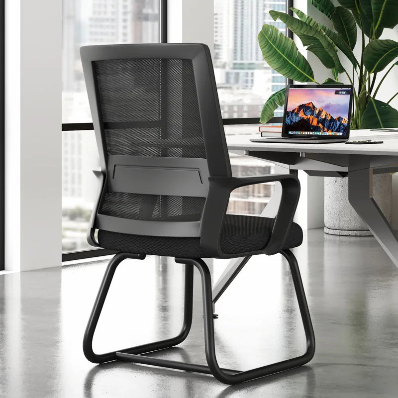 Ergonomic Mesh Office Chair - Breathable Computer Desk Chair with Lumbar Support, Height for Home & Dormitory