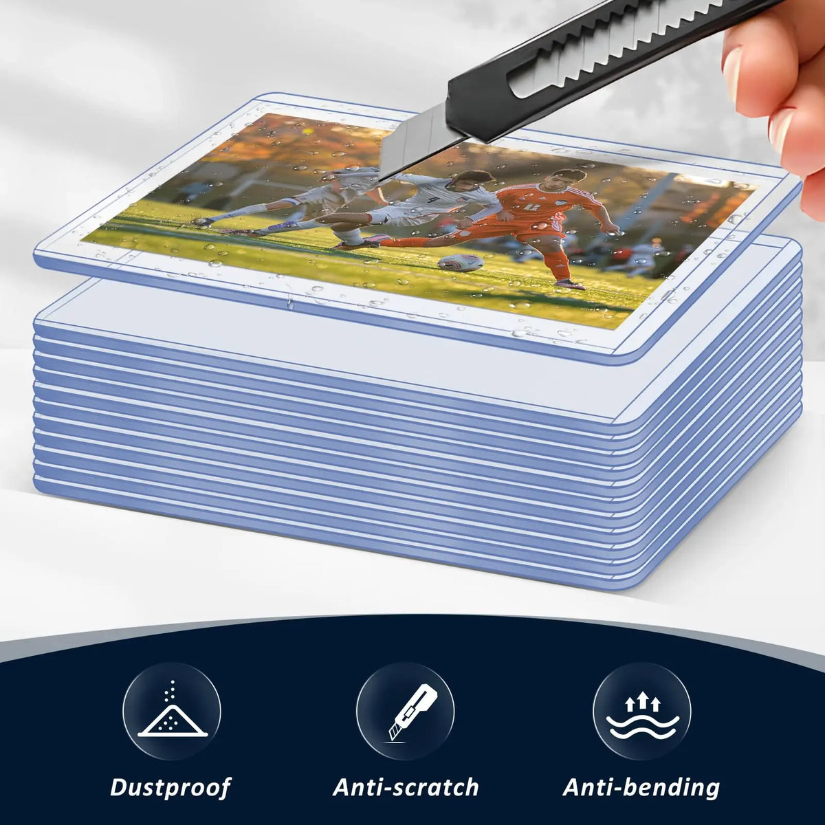25-100pcs Hard Card Sleeves Anti Scratch Holder Protector Fit For YuGiOh Pokemon Sports Collect Cards Storage Toy