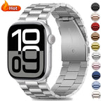 Stainless Steel Strap for Apple Watch Ultra 3/2 Band 46mm 49mm 40mm 44mm 42mm 41mm 45mm Bracelet IWatch Series 11 10 9 8 7 SE 6