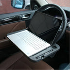 Car Steering Wheel Dining Table Tray Car Table Car Multi-functional Dinner Plate Steering Wheel Rack Plastic Card Table