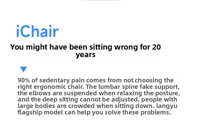Stable Durable Ergonomic chair, computer chair, office chair, reclining dual-purpose office rotating chair, e-sports chair