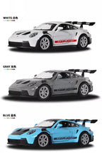 1:36 Porsche 911 992 GT3 RS Alloy Track Racing Car Model Diecast Metal Sports Car Model High Simulation Collection Kids Toy Gift