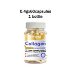 Collagen Firming Capsule Essence, Moisturizing and Smoothing the Skin, Contains Plant-Based Squalane, Retinol, and Vitamin E Deep Hydration Essence (0.4Gx90 Capsules)/Bottle-1 Bottle