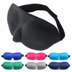 3D Sleep Mask Eye Mask for Travel Yoga Nap Lightweight Breathable Eye Cover Night Sleep Block Out Light Eyepatch for Women Men