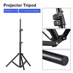 Xiaohui 50cm-160cm Universal Portable Bracket for HY300 Mini Projector Tripod Stand Mount Max Load-Bearing 3.3 Pounds