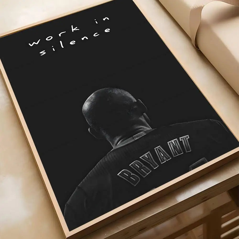 Athlete Inspirational Quotation Poster Home Gym Football Basketball Prints Wall Stickers Paintings for Home Living Room Decor