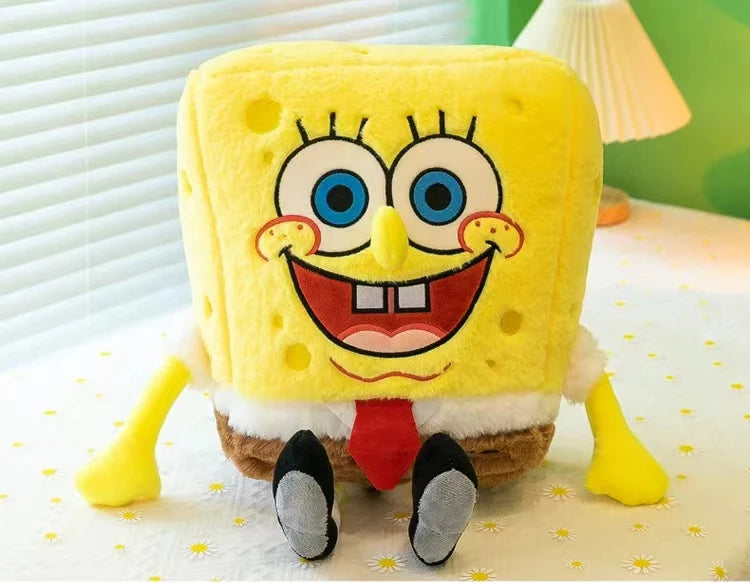 35-100CM SpongeBob Doll SquarePants Patrick Star Plush Anime Cartoon Toy Soft Cute Stuffed Collection Children's Birthday Gift