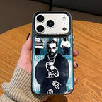 D-Drake Iceman Black Matte Phone Case For iPhone 12 11 14 13 17 16 15 Pro Max Large Lens Frame Cover