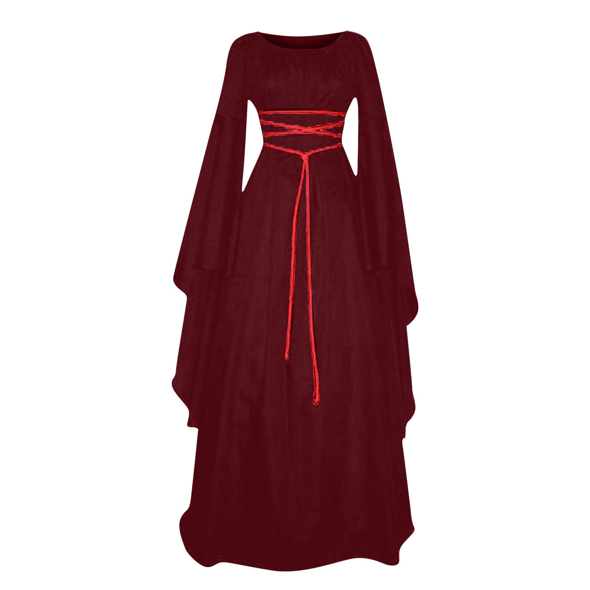 Women Dresses Vintage Medieval Cosplay Costume Ghost Witch Vampire Gothic Dress Halloween Christmas Masquerade Party Dress