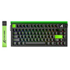 ATTACK SHARK R85 HE Wired 75% Hall Effect Rapid Trigger Mechanical RGB Gaming Keyboard with 8K Polling,0.05mm RT Accuracy
