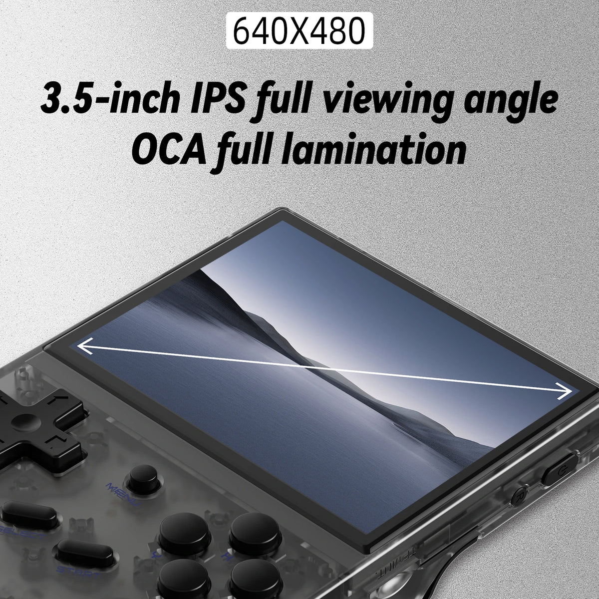 ANBERNIC RG35XX 2024 Retro Handheld Game Console Linux System HD TV Output 3.5 Inch IPS Screen 64G TF Card 5000+ Games 2600mA