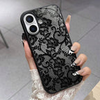 For iPhone 18 17 16 15 14 13 12 11 Pro Max Plus Case Exquisite Lace Pattern Silicone Cover For iPhone Air 16E XS X XR Soft Funda