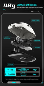 ATK VXE Dragonfly R1 Pro MAX Esports Wireless Gaming Mouse Rechargeable PAW3395 R1 Pro  Lightweight Custom FPS Mouse For CSGO