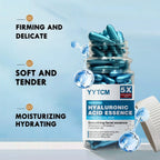 Hyaluronic Acid Deep Moisturizing Capsule Essence, Hydrates and Smoothes the Skin, Contains Plant-Derived Squalane, Vitamin E, Vi