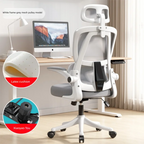 Ergonomic Home Office Chair, Comfortable Desk Chair for Students with Back Support, Long Sitting Study Chair