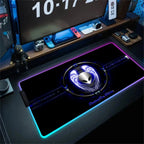 Alfombrilla de escritorio grande para teclado PC gamer XXL 900x400 RGB Alienware, alfombrilla de ratón gaming LED, accesorios de ordenador, Tapis De Souris Mousepads