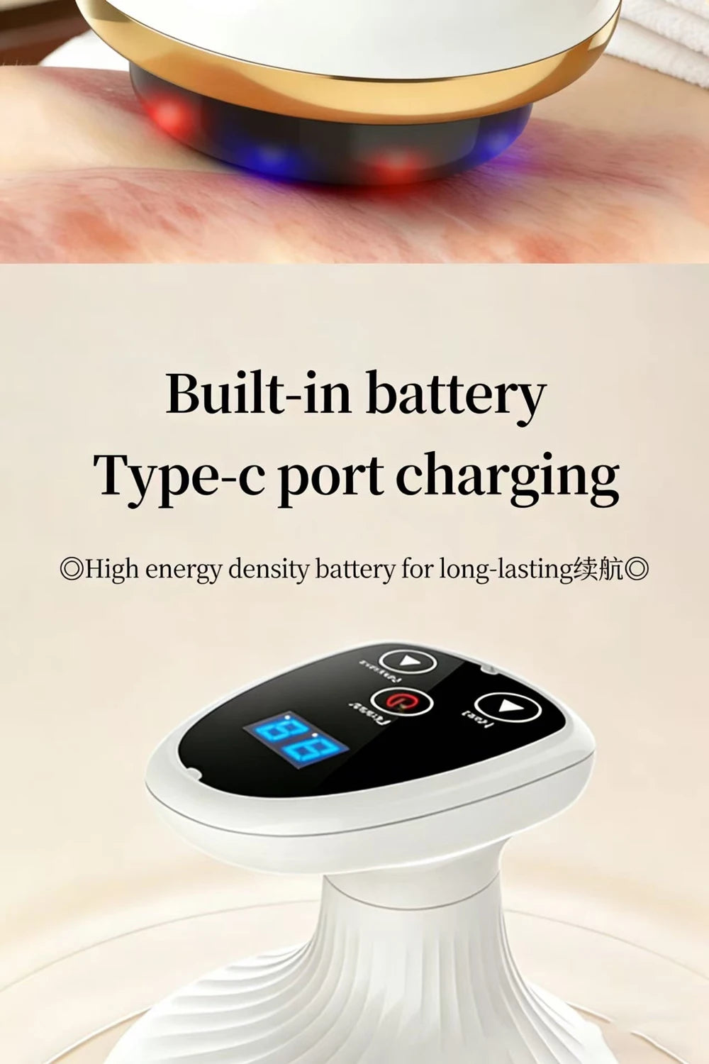 Electric Massage Brush, Universal Body Dredging Device, Scraper, Household Abdominal And Back Massager Scraping Device