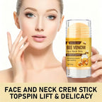 Bee Venom Face & Neck Firming Stick with Collagen & Vitamin C - Intense Moisturizing & Smoothing Anti-Aging Treatment
