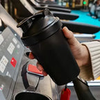 400ML Shaker Bottles Colorful  Whey Protein Powder Mixing Bottle Fitness Gym Shaker Outdoor Portable Plastic Drink Cup