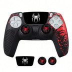 Para la funda del mando de PS5, carcasa de silicona antideslizante protectora compatible con el mando de PS5 con tapa de agarre para el pulgar