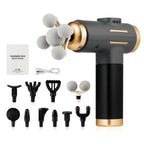 11-IN-1 Electric Massage Gun 99 Level Powerful Fascia Gun High-Frequency Vibration Body Massage Gun Arms Leg Muscle Masajeador