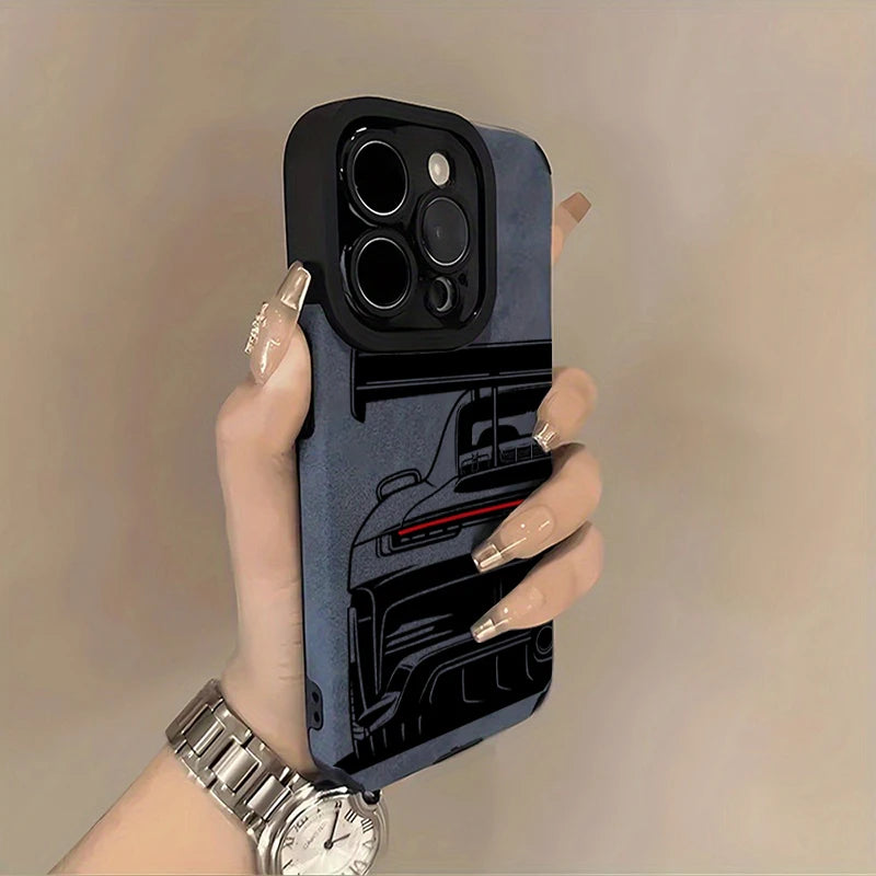 Cool Sports Car Phone Case For iPhone 18 Pro Max 17 16 15 Plus 14 13 12 11 17 Pro Air XR X XS 7 Plus SE 2022 Faux Leather Cover