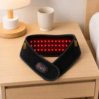 Electric 660-850nm Red Light Heating Neck Belt Neck Pain Relief Anti-fatigue Neck Vibration Massage Pad