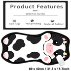 Extremely Gaming Mouse Pad Laptop Pad Oversized Office Desk Mat Dark Wind Non-Slip Lock Edge Thickened Soft Mats