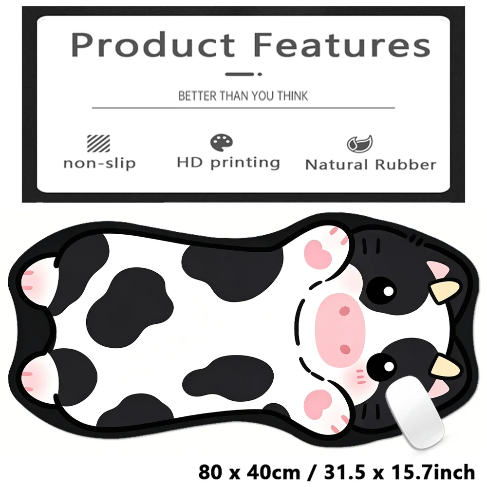 Extremely Gaming Mouse Pad Laptop Pad Oversized Office Desk Mat Dark Wind Non-Slip Lock Edge Thickened Soft Mats
