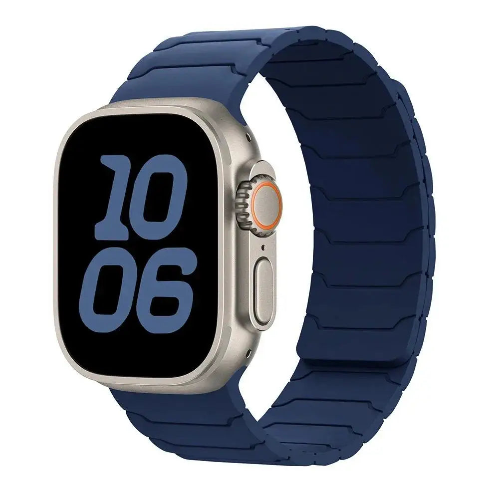 Magnetic Strap Silicone Bracelet For Apple Watch ultra 3 2 49mm 45mm 44mm 40mm 42mm 46mm 41mm 38mm IWatch Series 11 10 SE 9 8 7