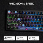 EPOMAKER HE80 75% US QWERTY Layout Hot-Swap Creamy Gasket Wired Hall Effect Magnetic Mechanical Keyboard DKS SOCD for PC/Mac