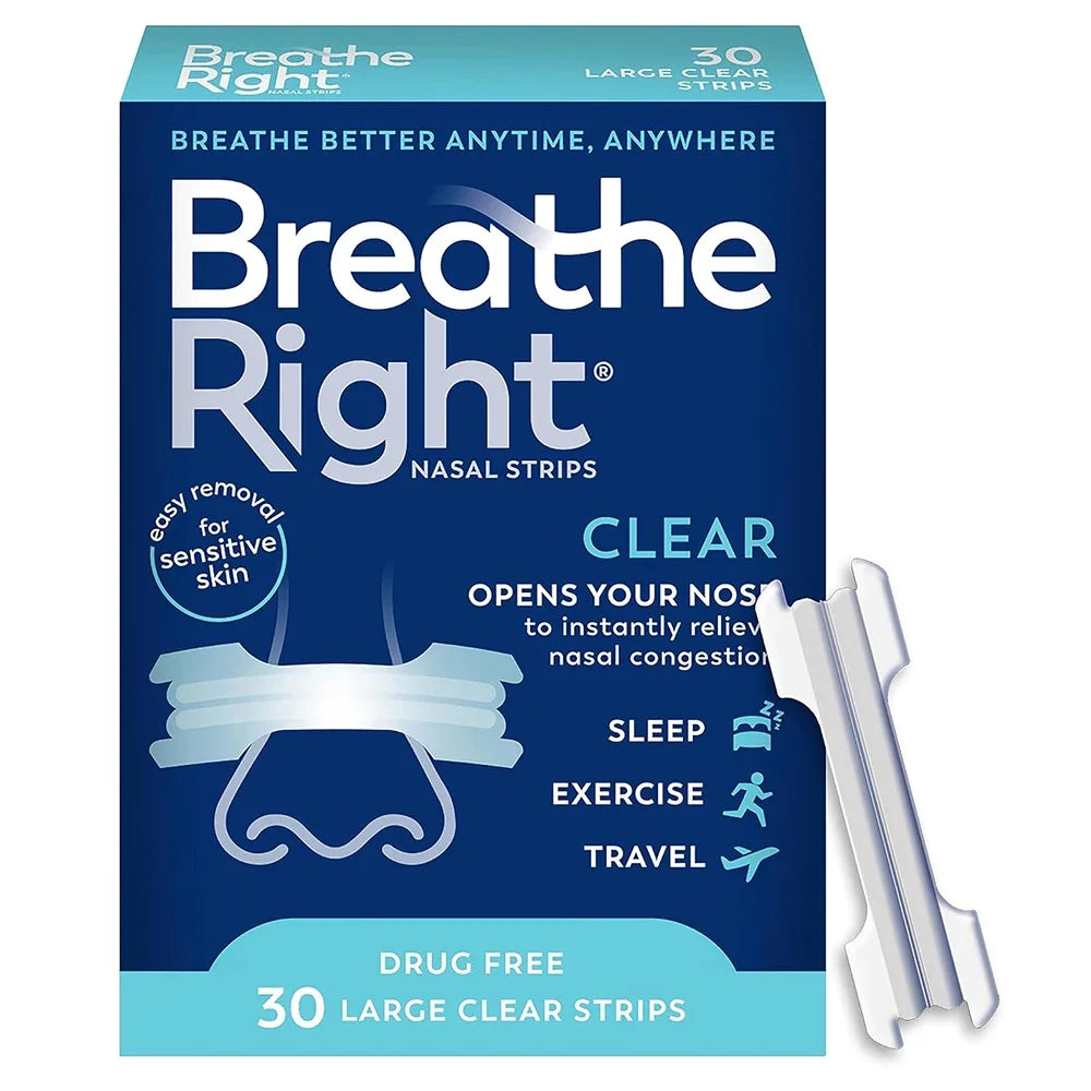 Extra Strength Sport Nasal Strips 30/90/150/300 PCS Breathable Anti-Snoring Non-Invasive Sleep Aid for Adults And Children