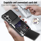 For Samsung Galaxy A37 Samsung A57 A56 A36 A26 A17 Card Holder Case Heavy Duty Wallet Hidden Flip Slot Protective Phone Cover