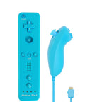 For Nintendo Wii/Will U Joystick 2in1 Wireless Remote Gamepad Controller Set Optional Motion Plus with Silicone Case Video Game