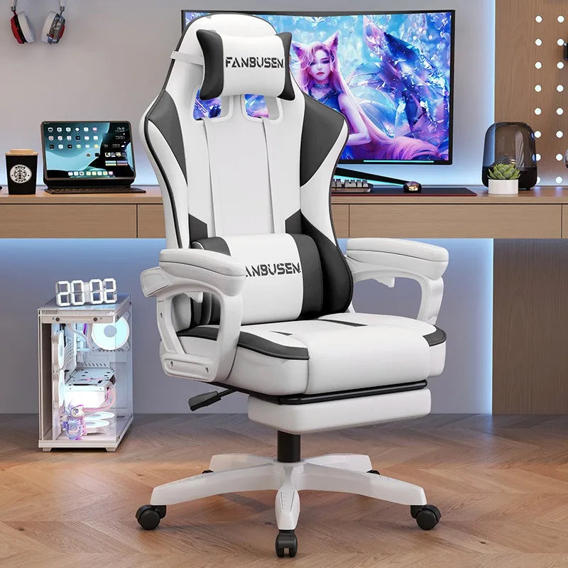 Gaming Chair Computer Chair GamingChair Ergonomic Dormitory Lifting Modern Simple Office Gaming Chair
