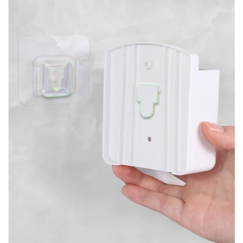 Wall Mounted Remote Control Storage Box No Drill For TV And AC Remotes