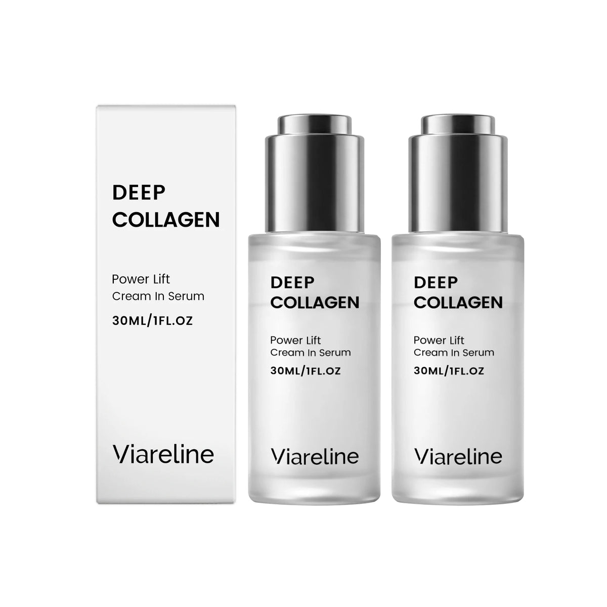 Collagen Face Serum With Hyaluronic Acid for Hydrating and Firming Skin