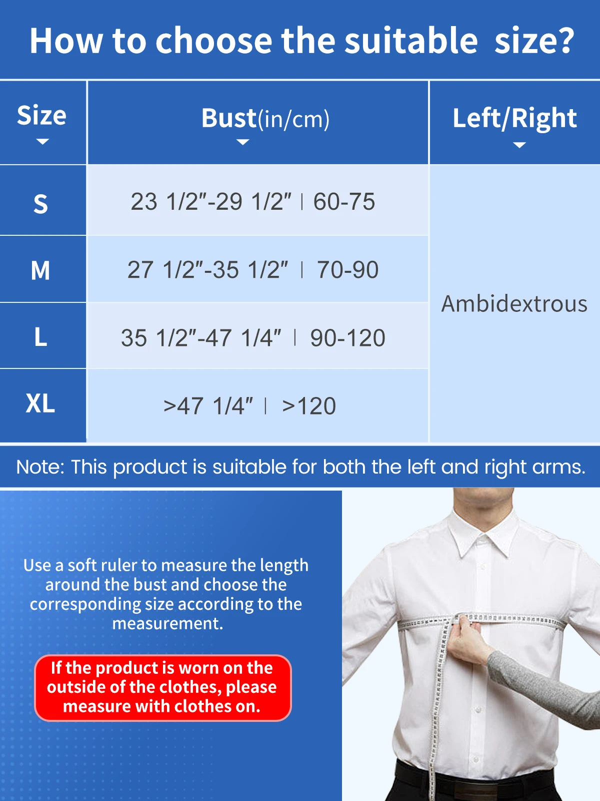 Breathable Velpeau Arm Sling For Shoulder Fracture And Rotator Cuff Care